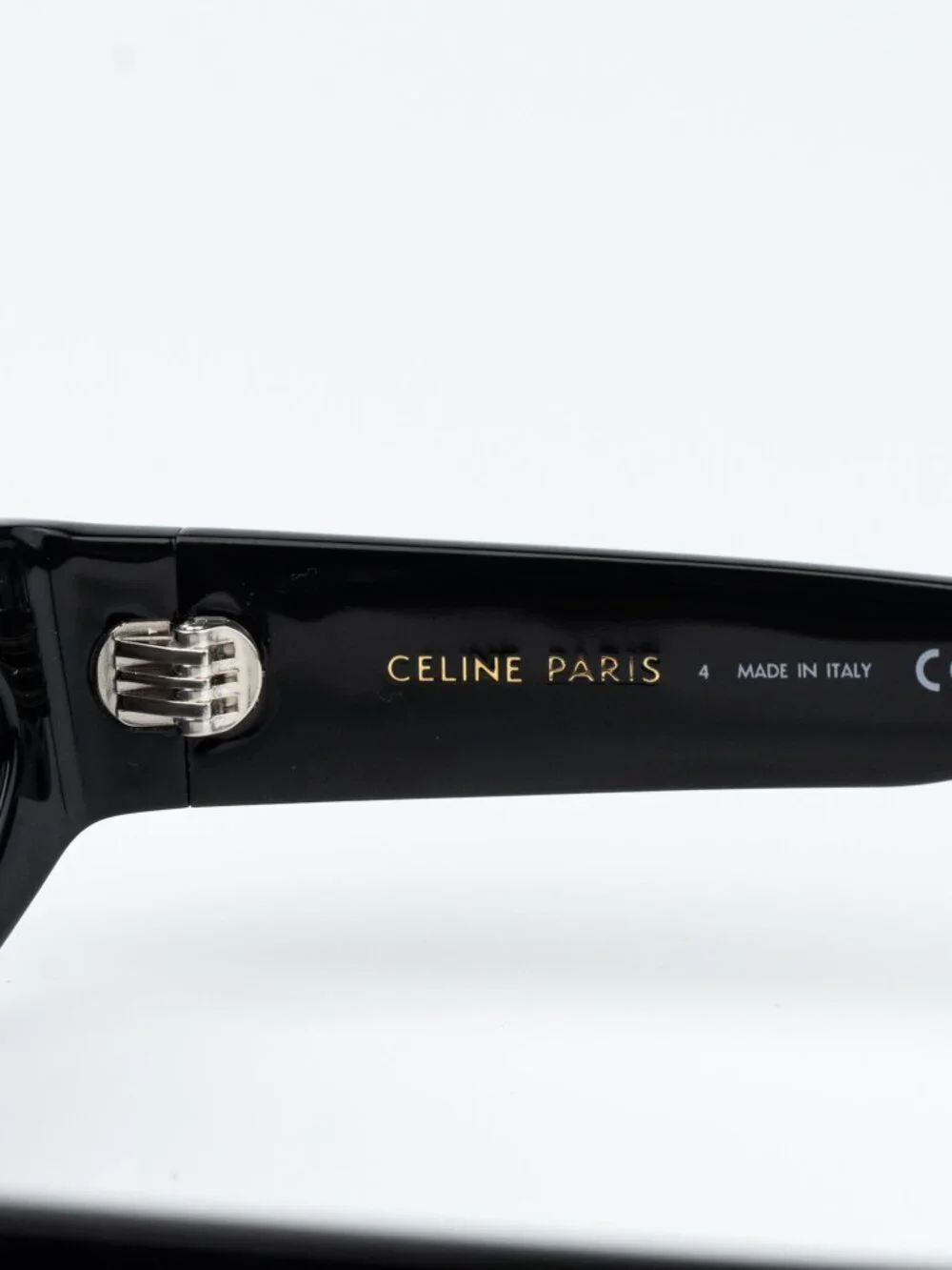 Celine Women Sunglasses Black Grey Cat Eye CL40288I MONOCHROMS 01A NEW AUTHENTIC - Picture 8 of 13